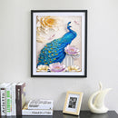 5D DIY Full Drill Diamond Painting Peafowl Cross Stitch Embroidery Mosaic