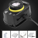 Fishing Head Lamp XPG+LED Glare Headlight Induction Zoom Glare Headlamp
