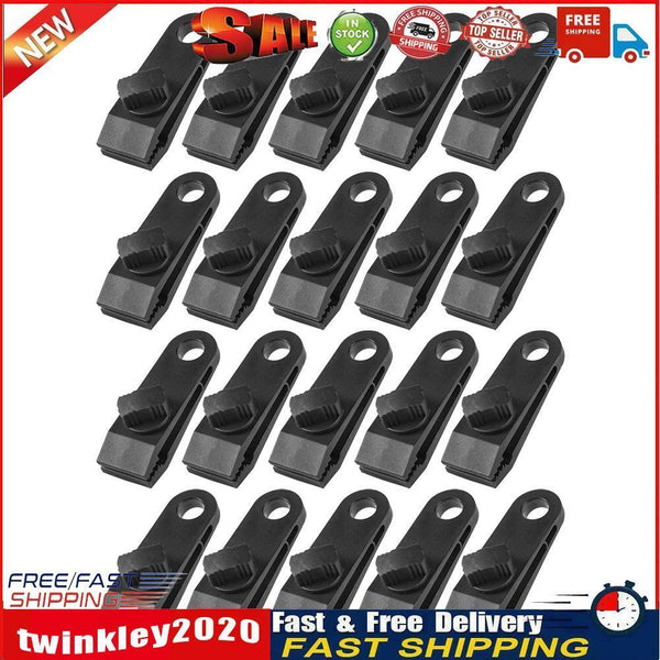 Outdoor Camping Tents Windproof Clamp Tighten Canopy Fixed Buckle (20pcs) Newly