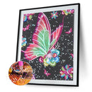 DIY Butterfly Rhinestone Drawing Part Special Shape Diamond Mosaic Painting K