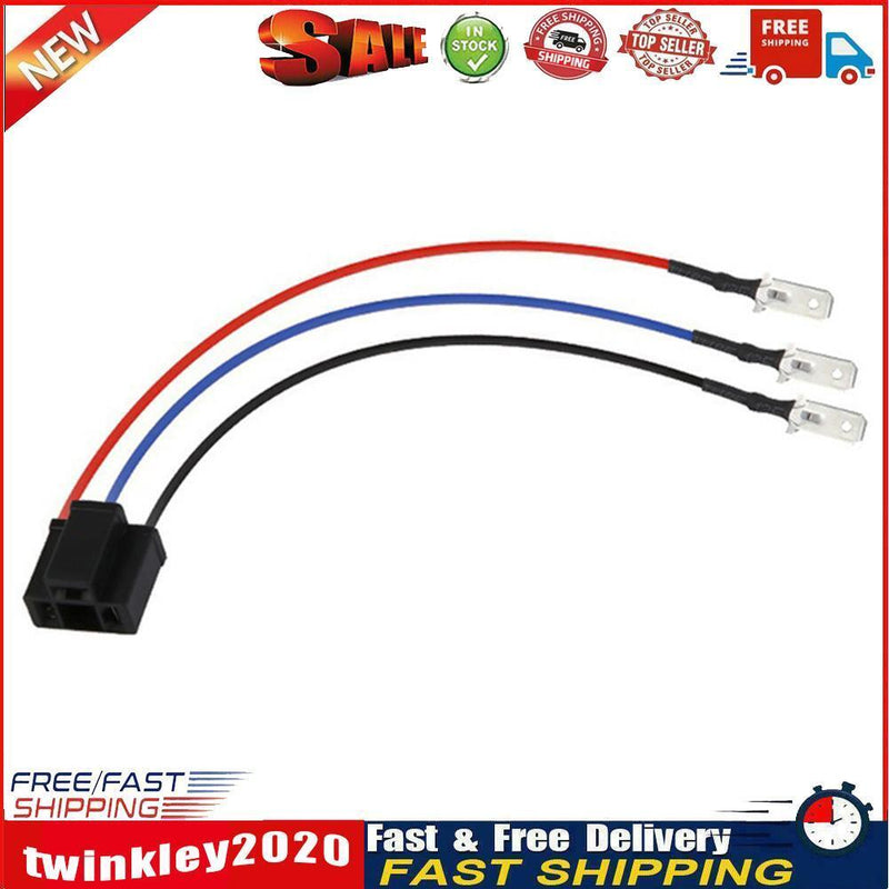 Car LED Headlight Lamp Socket Wiring Harness Female Connector Cable for H4 Newly