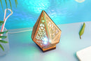Bohemian Colorful Table Bedside Starry Sky Floor Projection Night Lamp LED U5K6