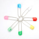 Stainless Steel Safety Pins Brooch Holder Diaper Secure Clips (100pcs 40mm)