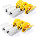 Stainless Steel Taco Shell Holder Mexican Pancake Bracket Tray (w/o Ears)