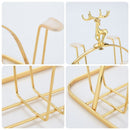 Rack Metal 6 Hook Coffee Cups Stand Mug Rack Mug Cup Holder Storage Rack Holder