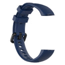 Silicone Wrist Strap Band w/Buckle for Huawei Honor Band 5/4 (Dark Blue) Newly
