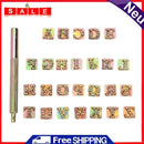 26 Stamps Zinc Alloy English Letters Stamping Symbol Set Leather Marking Tools