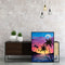 Frameless Oil Paint By Numbers DIY Beach Sunset Picture Craft Kit for Bedroom