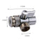 3 Way Sink Tap Mixer Faucet Diverter Valve For Bathroom Toilet Bidet S8P0