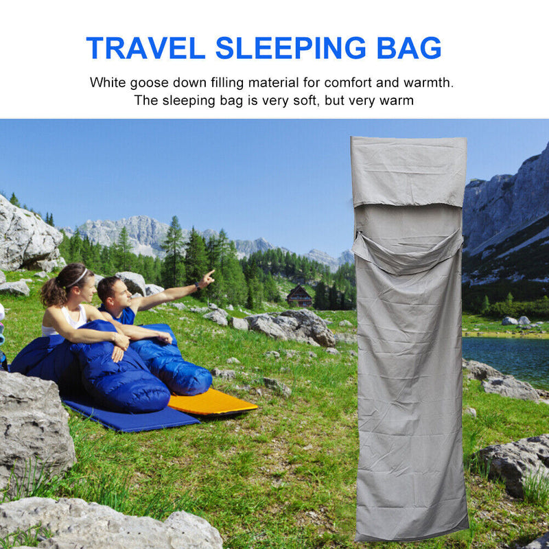 Single Close-Fitting Sleeping Bag Portable Ultralight Sleeping Bag for Traveling
