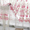 4pcs Peony Curtain Living Room Bedroom Home Door Window Curtain (Pink)