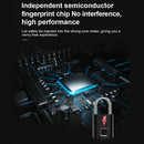Fingerprint Padlock Luggage Gym Locker USB Rechargeable Thumbprint Lock