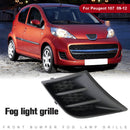 Car Vehicle Fog Lamp Grill Cover for Peugeot 107 09-12 Outdoor Frame Accessory