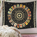 Mandala Tarot Card Tapestry Wall Hanging Rugs Bedroom Living Room Wall Blanket
