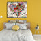 Painting By Numbers DIY Love Heart Canvas Oil Art Picture Home Room Decor Kit