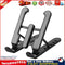 Foldable Tablet Holder Height Adjustable Smart Phone Cooling Stand (Black) Newly