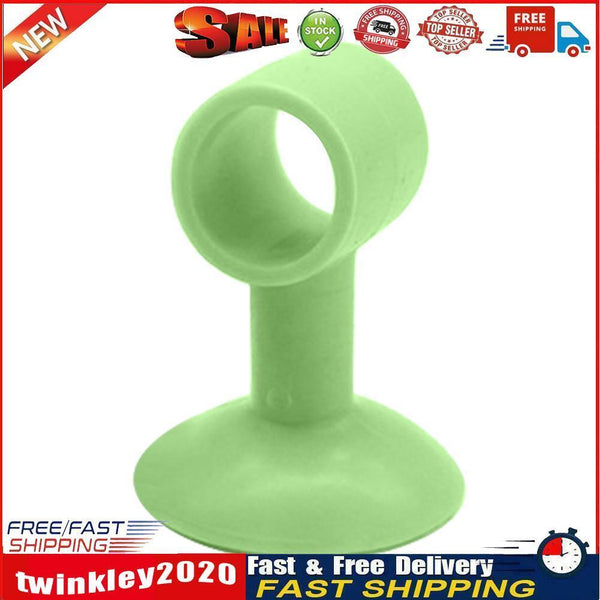 2pcs Anti-collision Doorknob Wall Crash Pad Door Handle Silencer (Green) Newly