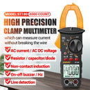 ST180 4000 Count Digital Current Clamp Meter NCV Multimeter Tester (Yellow)