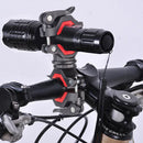 360 Degree Cycling Clip Clamp Rotation Bike Flashlight Front Rear Light Holder