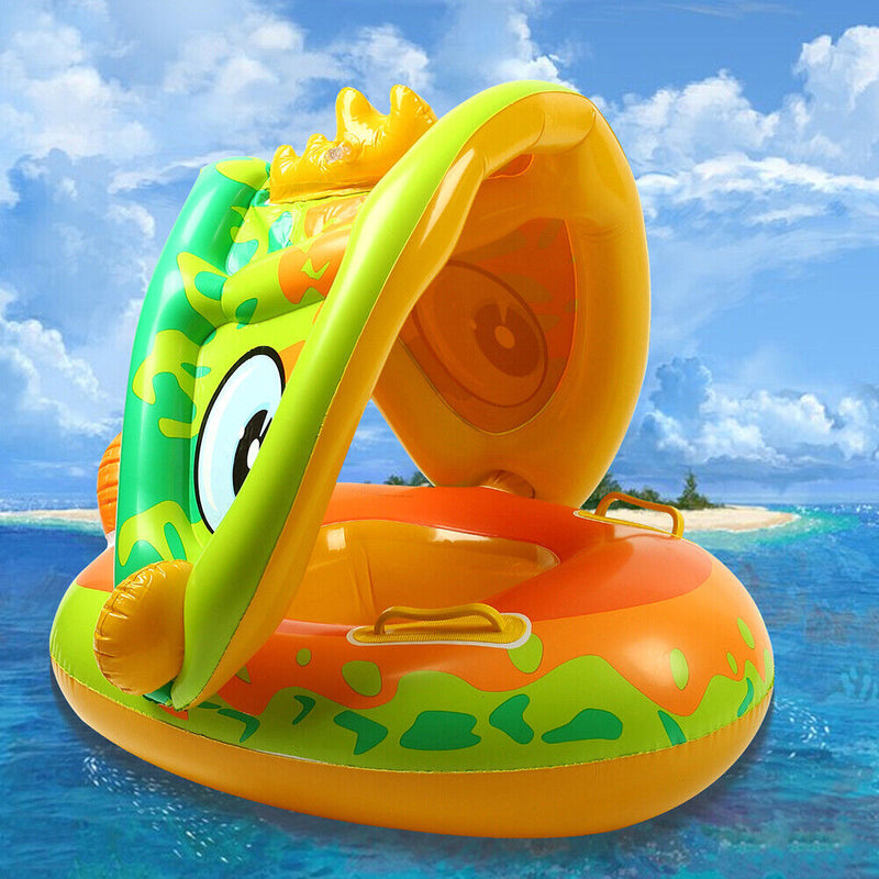 Baby Inflatable Swimming Ring Kid Floating Circle for Pool Bathtub (Green) Newly