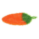 1pc Strawberry Floral Printed Dishcloth Polyester Fiber PE Dishrag(Orange)