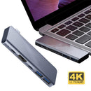 Multiport Splitter Docking Station PD Charging USB C Hub 4K HDMI For Laptop PC
