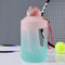 Sports Water Bottle Outdoor Fitness Travel Leakproof Frosted Cups (Pink) Newly