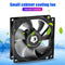 ID-COOLING NO-8025-SD 3-Pin Silent Small Radiator 80mm Desktop Case Cooling Fan
