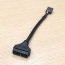 20 Pin Male to 9 Pin Female Wire Converter 15cm USB 3.0 to USB 2.0 Adapter Cable