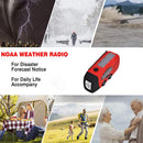 Hand Crank AM/FM/NOAA Solar Radio Emergency LED Lamp Power Bank for Cell Phone
