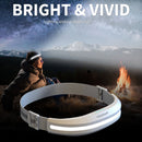 Sensor COB Headlights Multi-Function Adjustable Emergency Lights (White) Newly