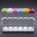 Hermosapoty Spice Cans Spice Cans 6 Piece/Set Kitchen Spices Storage Bottle Glä