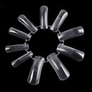 Broadroot 20/100pcs Plastic Gel False Nailtips Clear Cover Acry