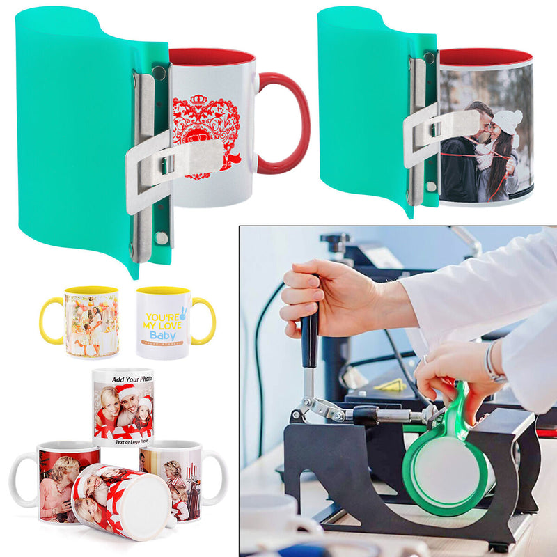 Wrap Fixture Heat Press Silicone Mug Clamp Sublimation Printing 15 oz and 11 oz