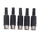 5 Pin Male DIN Plug Socket Solder Terminals Connector P5O LR