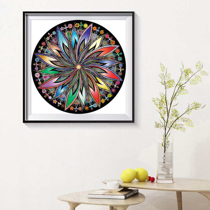 5D DIY Diamond Painting Datura Kits Full Square Drill Wall Decor Rhinestone Art