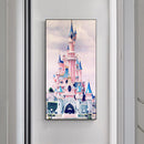 Full Round Drill Color Cartoon Castle Painting Kit DIY Room Decor Wedding Gifts