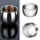 Double Layer Soap Cup Heat Insulation Smooth Shaving Mug Bowl (200ML) Newly