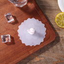 Reusable Silicone Cup Cover Heat Resistant Sealed Leakproof Cups Lid (C)