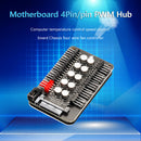 4-Pin PWM Cooler Fan HUB Extension Cable SATA Power Supply Adapter