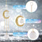 #A Wind Chime Crystal Ornament Diamond Pipa Moon Prism Windbell Pendant Jewelry