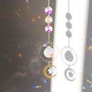 Star Moon Sun Crystal Suncatcher Lighting Accessories Curtain Home Garden Dec