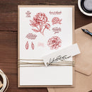 Flowers Metal Cutting Dies Transparent Seal Stamp for DIY Scrapbooking Craf