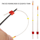 5pcs Portable Ice Fishing Rod Top Tip Winter Poles Fishing Tackle (100mm)