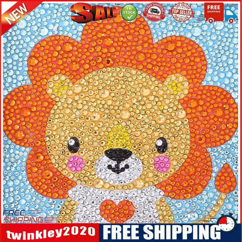 5D DIY Full Drill Diamond Painting Cartoon Kids Embroidery Kit Gift (AT037)