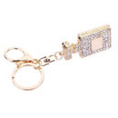Dreamitpossible Rhinestone Crystal Perfume Bottle Key Ring Keychain Bag Pendant