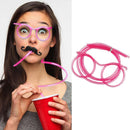 Funny Glasses Straw Novelty Drinking Tube Straws for Kid Birthday Party Suppl