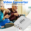 Mini RCA AV CVSB to RF Video Adapter Support RF 67.25/61.25MHz TV Switcher