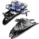 Flexible Crystal Dovetail Styling Tools Hair Clips Rhinestone Hairpin Barrette