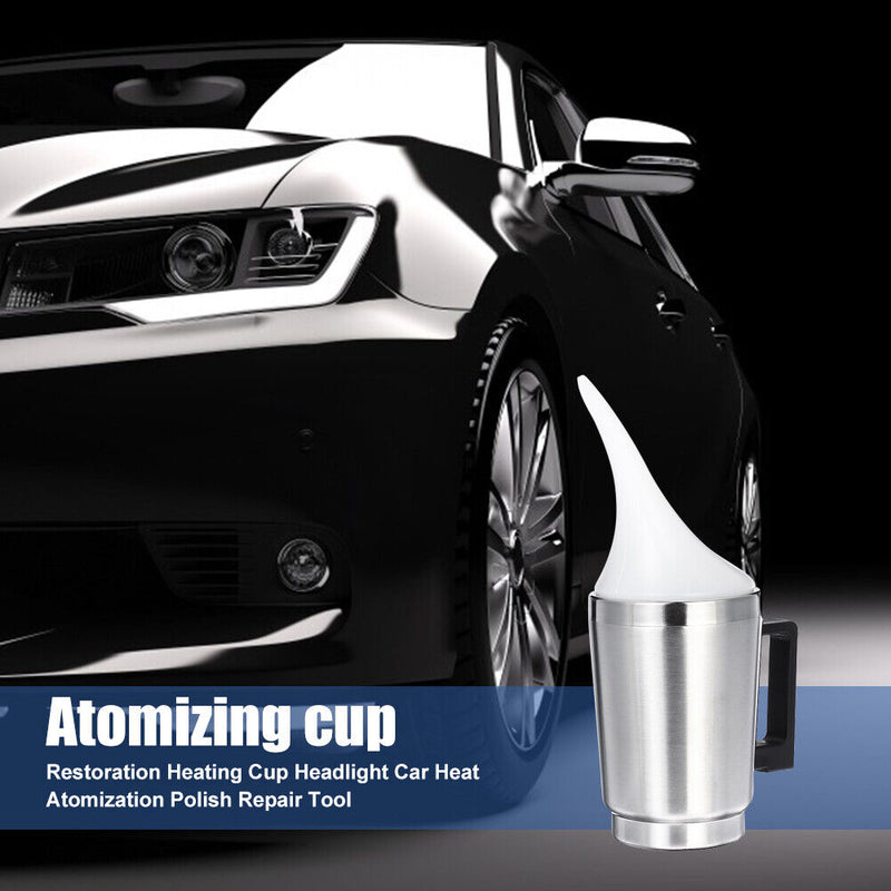 Auto Car High Brightness Restoration Headlight Heating Cup Polish Repair Tool